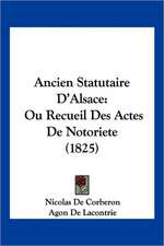 Ancien Statutaire D'Alsace