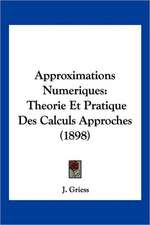 Approximations Numeriques