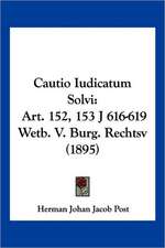 Cautio Iudicatum Solvi