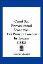 Cenni Sui Provvedimenti Economici