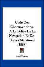 Code Des Contraventions