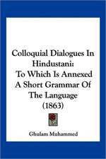 Colloquial Dialogues In Hindustani