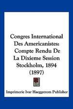 Congres International Des Americanistes