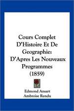 Cours Complet D'Histoire Et De Geographie