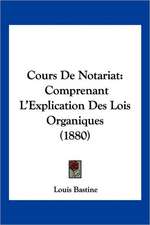 Cours De Notariat