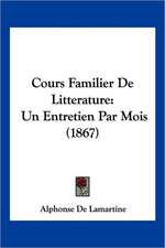 Cours Familier De Litterature