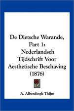 De Dietsche Warande, Part 1