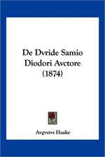 De Dvride Samio Diodori Avctore (1874)