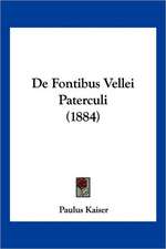 De Fontibus Vellei Paterculi (1884)