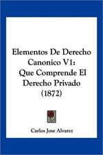 Elementos De Derecho Canonico V1