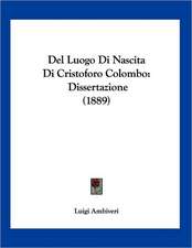 Del Luogo Di Nascita Di Cristoforo Colombo