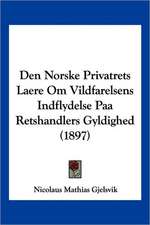 Den Norske Privatrets Laere Om Vildfarelsens Indflydelse Paa Retshandlers Gyldighed (1897)