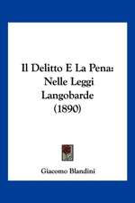 Il Delitto E La Pena