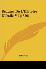 Beautes De L'Histoire D'Italie V1 (1820)