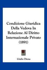 Condizione Giuridica Della Vedova In Relazione Al Diritto Internazionale Privato (1891)