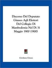 Discorso Del Deputato Giusso