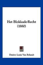 Het Blokkade-Recht (1880)