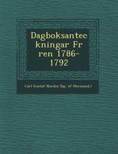 Dagboksanteckningar F R Ren 1786-1792