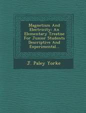 Magnetism and Electricity: An Elementary Treatise for Junior Students Descriptive and Experimental...