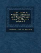 Zehn Jahre in Ungarn: Erlebnisse Und Beobachtungen Eines Weltb Rgers, Volume 2