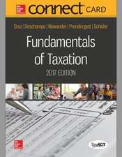 Connect Access Card for Fundamentals of Taxation 2017 Ed, 10e