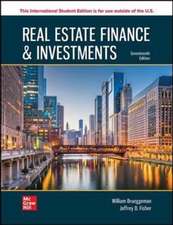 Real Estate Finance & Investments ISE