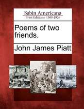 Poems of Two Friends.