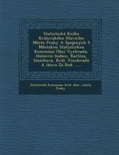 Statisticka Kni[ka Kralovskeho Hlavniho M Sta Prahy a Spojenych S M Stskou Statistickou Kommissi Obci Vyehradu, Holeovic-Buben, Karlina, Smichova, Kra