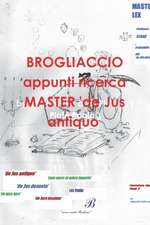 BROGLIACCIO appunti ricerca MASTER 'de Jus antiquo'