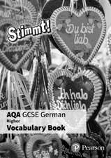 Stimmt! AQA GCSE German Higher Vocab Book (pack of 8)