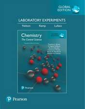 Laboratory Experiments for Chemistry: The Central Science, SI Edition