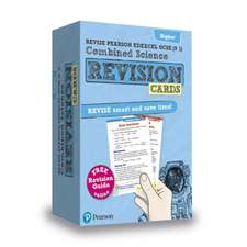 Pearson REVISE Edexcel GCSE Combined Science (Higher): Revision Cards incl. online revision and quizzes - for 2025, 2026 exams