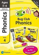 Phonics - Learn at Home Pack 4 (Bug Club), Phonics Sets 10-12 for ages 5-6 (Six stories + Parent Guide + Activity Book)