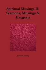 Spiritual Musings II: Sermons, Musings & Exegesis