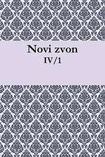 Novi Zvon: Letnik IV, Tevilka 1