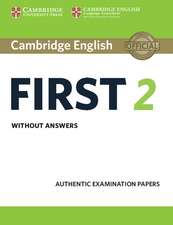 Cambridge English First 2 Student's Book without answers