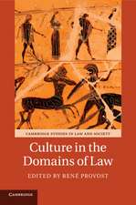 Culture in the Domains of Law