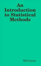 An Introduction to Statistical Methods