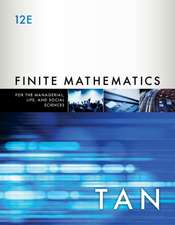 Finite Mathematics for the Managerial, Life, and Social Sciences