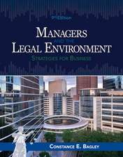 Managers and the Legal Environment