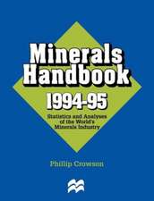 Minerals Handbook 1994–95: Statistics and Analyses of the World’s Minerals Industry