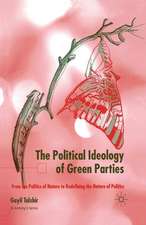 The Political Ideology of Green Parties: From the Politics of Nature to Redefining the Nature of Politics