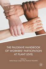 The Palgrave Handbook of Workers’ Participation at Plant Level