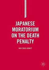 Japanese Moratorium on the Death Penalty