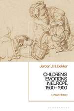 Children's Emotions in Europe, 1500 - 1900