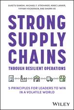 Strong Supply Chains Through Resilient Operations – 5 Principles for Leaders to Win in a Volatile World