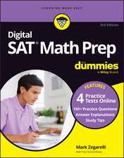 Digital SAT Math Prep For Dummies, 3rd Edition (+ 4 Practice Tests Online)