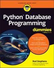Stephens, R: Python Database Programming for Dummies