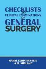 Checklists for Clinical Examinations in General Surgery