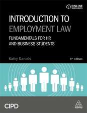 Introduction to Employment Law – Fundamentals for HR and Business Students